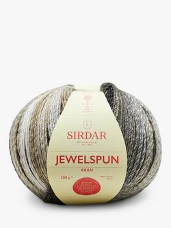 Sirdar Jewelspun Aran Knitting and Crochet Yarn, 200g, Quartz