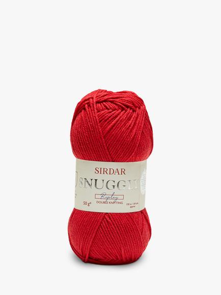 Sirdar Snuggly Replay DK Yarn, 50g, Red
