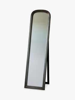 Gallery Direct Beck Cheval Mirror, 160 x 42cm, Brushed Brass, Brushed Brass