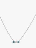 Dinny Hall Gem Drop Trio Stone Bar Necklace