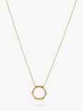 Dinny Hall Bamboo Round Slider Pendant Necklace