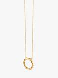 Dinny Hall Bamboo Round Slider Pendant Necklace