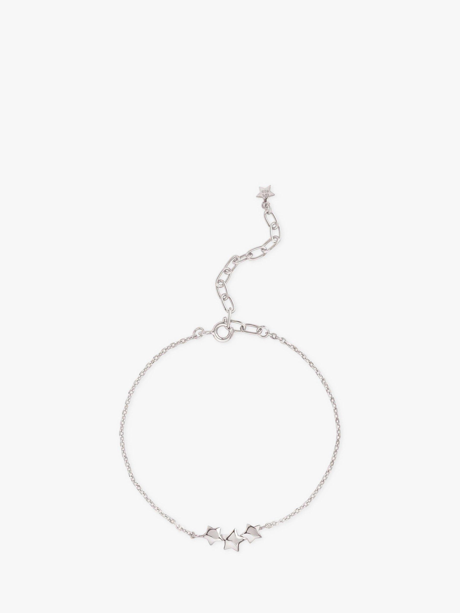 Dinny Hall Bijou Star Wristlet Bracelet, Silver