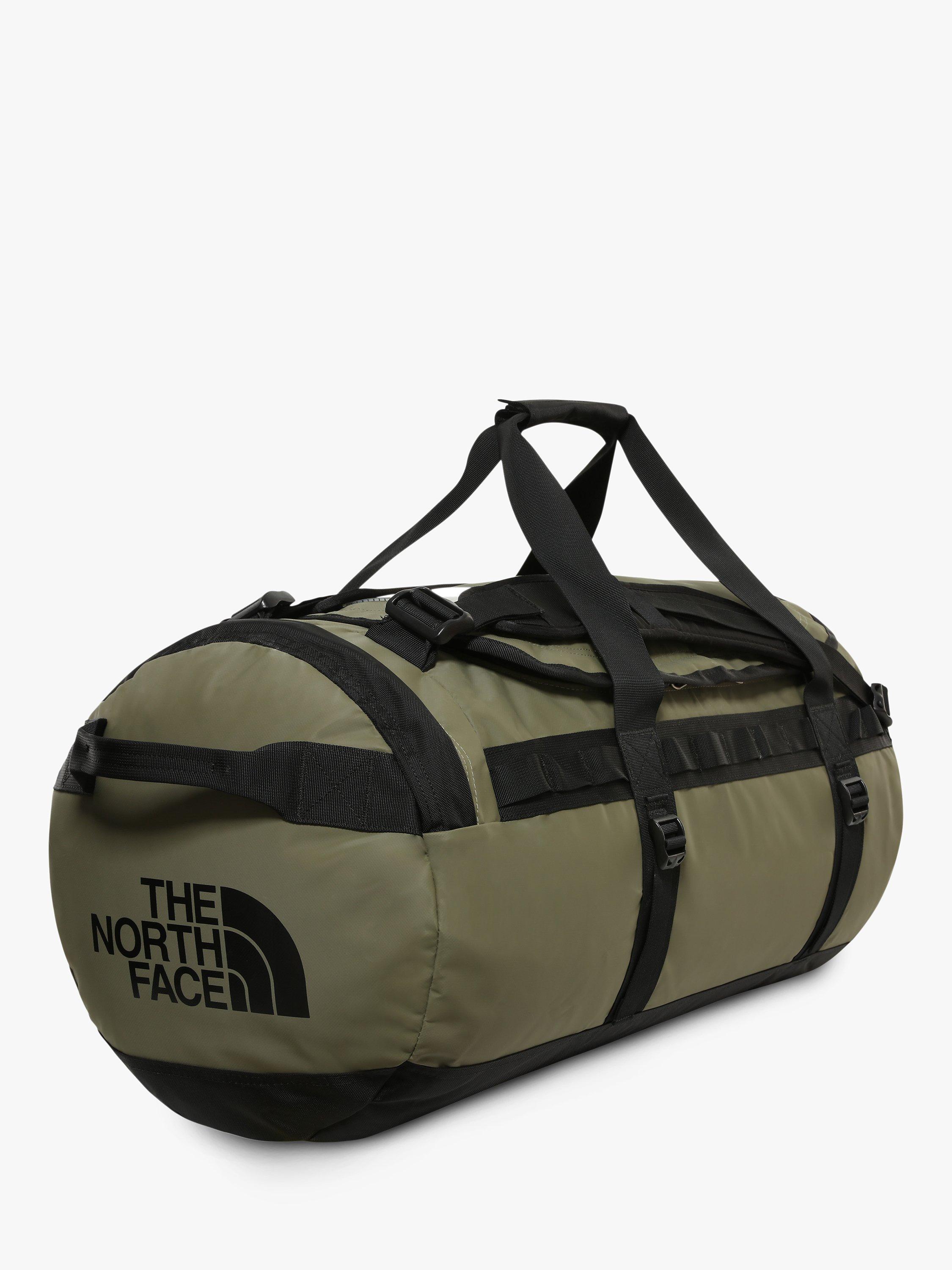 The North Face Base Camp Duffel Bag, Medium, Burnt Olive Green/TNF Black