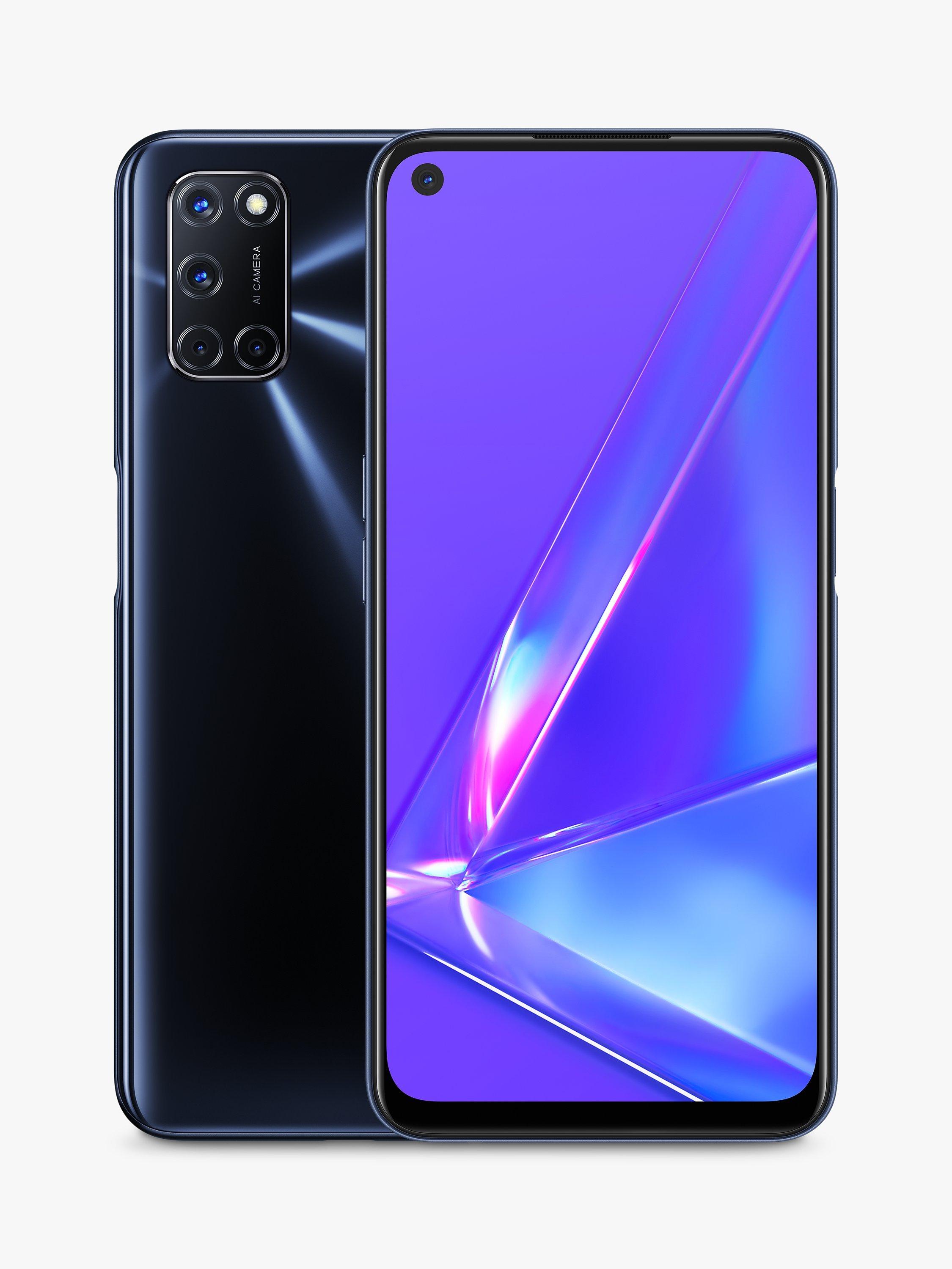 Oppo A72 Smartphone, Android, 4GB RAM, 6.5”, 5G, SIM Free, 128GB, Black