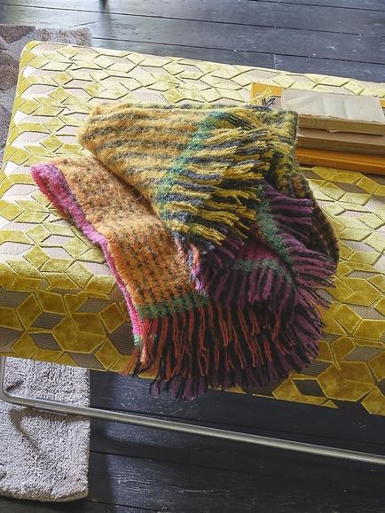 Designers Guild Fitzrovia Furnishing Fabric - view 2, Ochre