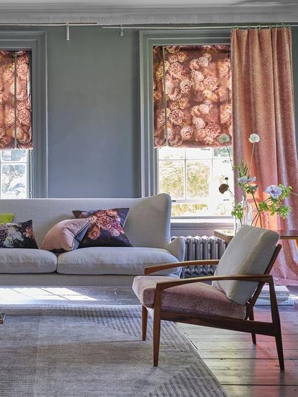 Designers Guild Vespertina Furnishing Fabric - view 2, Sepia