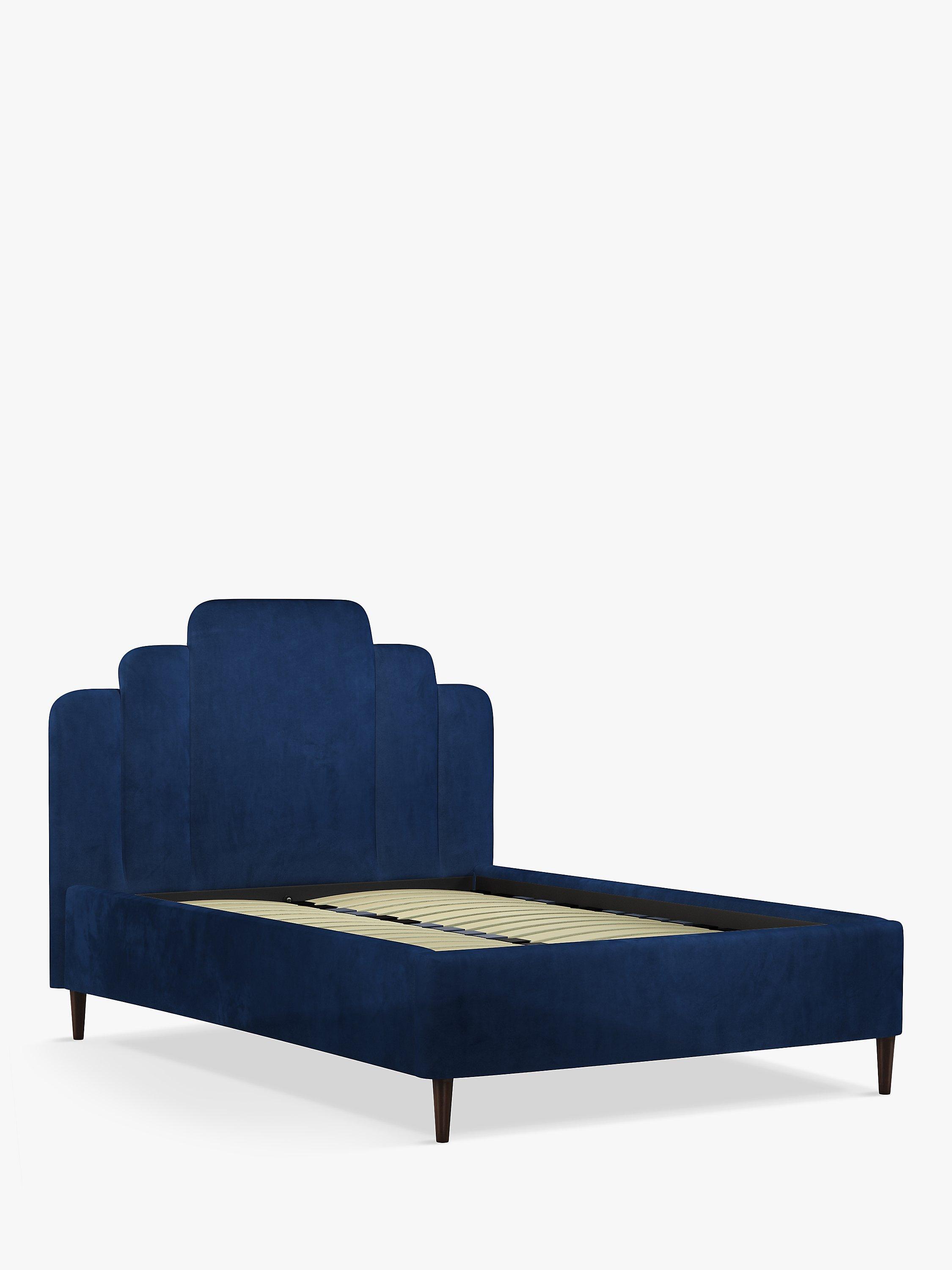 John Lewis Boutique Upholstered Bed Frame, Double, Opulence Royal Blue