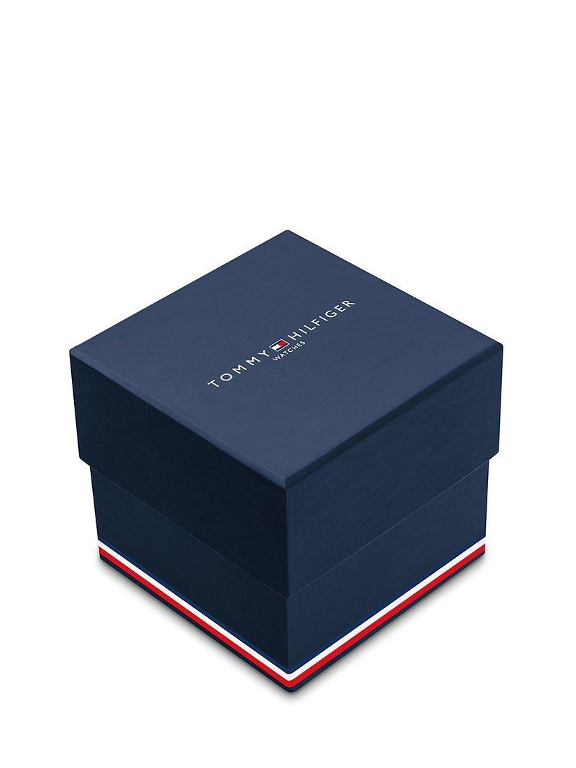 Product image 4 of 6, which shows Tommy Hilfiger 1791788 Men's Chronograph Bracelet Strap Watch, Silver/Blue