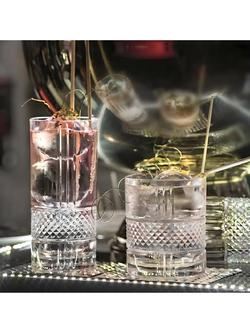 John Lewis ANYDAY Paloma Brilliante Crystal Glass Highballs, Set of 2, 370ml, Clear - view 2, Clear