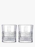 John Lewis ANYDAY Paloma Brilliante Crystal Glass Tumblers, Set of 2, 340ml, Clear