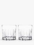 John Lewis Paloma Timeless Crystal Glass Tumblers, Set of 2, 360ml, Clear