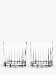 John Lewis ANYDAY Paloma Timeless Crystal Glass Tumblers, Set of 2, 360ml, Clear