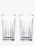 John Lewis ANYDAY Paloma Timeless Crystal Glass Highballs, Set of 2, 443ml, Clear