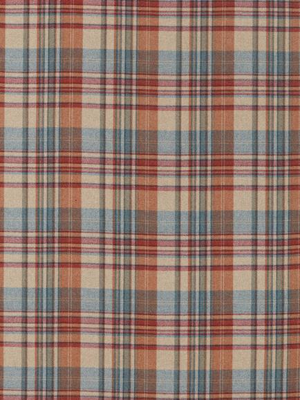 Sanderson Bryndle Check Furnishing Fabric, Russet
