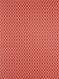 Sanderson Botanic Trellis Furnishing Fabric, Blue Clay, Bengal Red