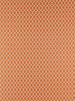 Sanderson Botanic Trellis Furnishing Fabric, Blue Clay, Papaya