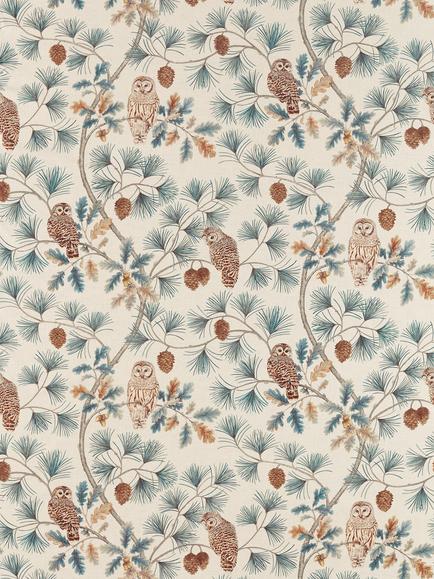 Sanderson Owlswick Furnishing Fabric, Teal