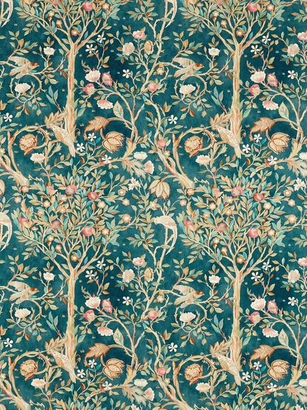 Morris & Co. Melsetter Furnishing Fabric, Indigo