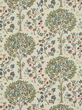 Morris & Co. Kelmscott Tree Furnishing Fabric, Woad/Rose
