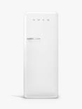 Smeg 50's Style FAB28R Freestanding Fridge with Ice Box, Right-Hand Hinge, White