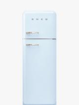 Smeg 50's Style FAB30RPB5 Freestanding 80/20 Fridge Freezer, 61cm Wide, Right-Hand Hinge