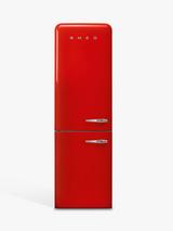 Smeg 50's Style FAB32L Freestanding 60/40 Fridge Freezer, Left-Hand Hinge