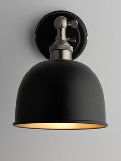 John Lewis Baldwin Wall Light, Black