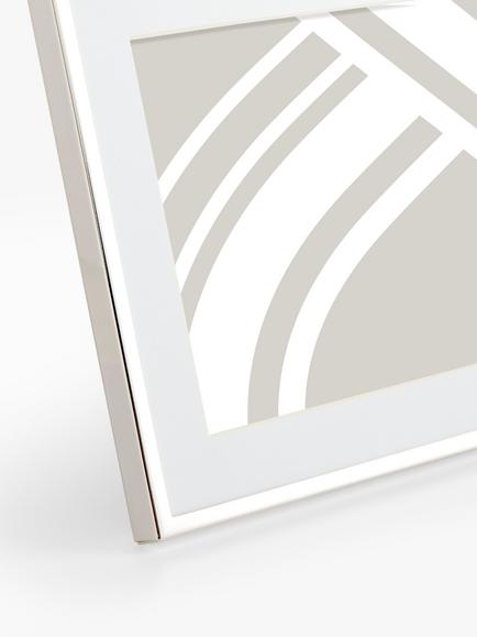 John Lewis Daya Multi-aperture Photo Frame, 4 Photo, Silver Plated - view 2, Silver Plated
