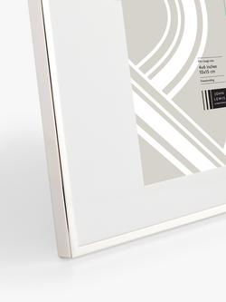 John Lewis Daya Multi-aperture Photo Frame, 3 Photo, 4 x 6" (10 x 15cm), Silver Plated - view 2, Silver Plated