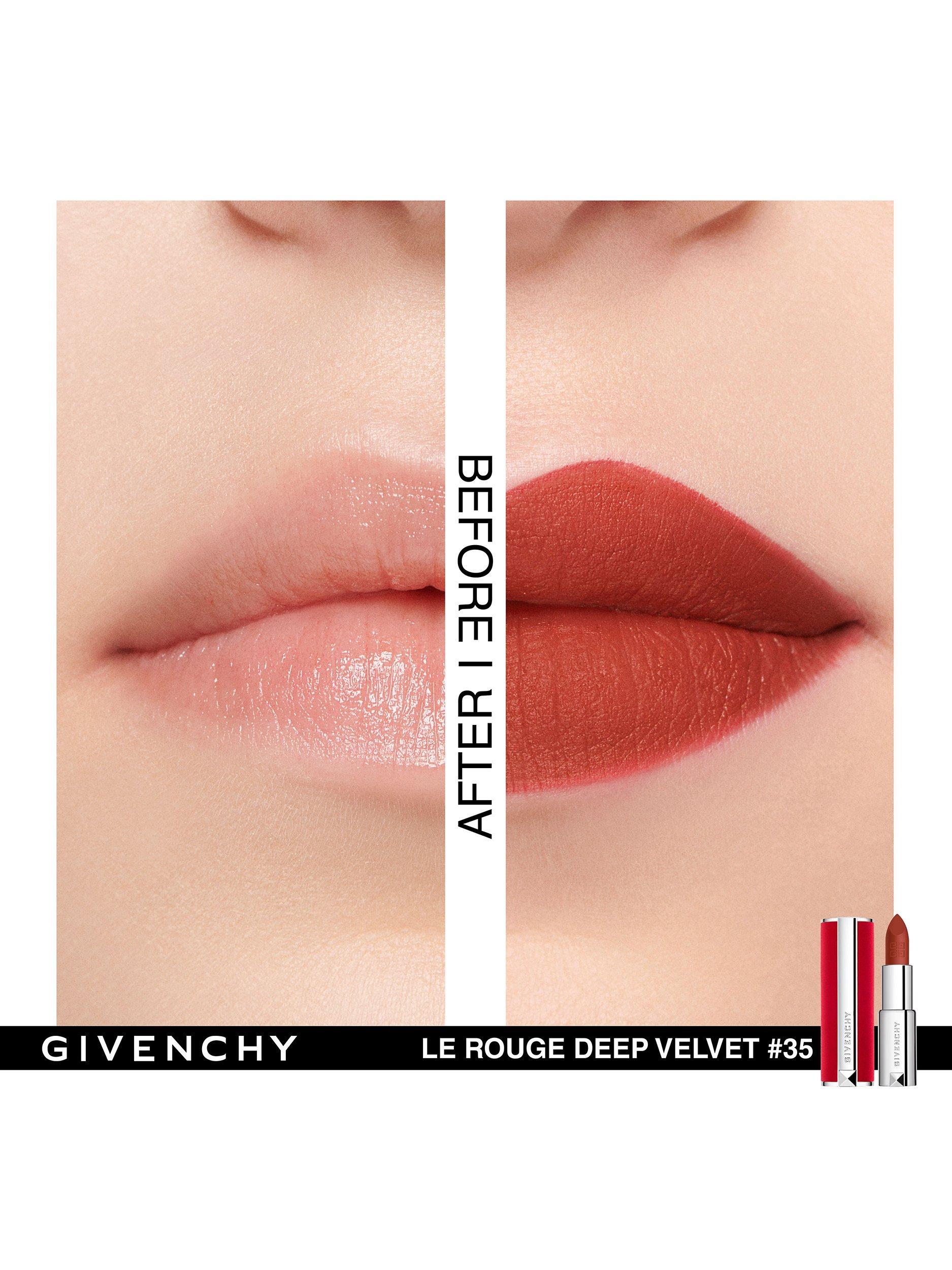Product image 2 of 5, which shows Givenchy Le Rouge Deep Velvet Lipstick, 35 Rouge Initié