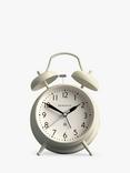 Newgate Clocks Covent Garden Twin Bell Silent Sweep Analogue Alarm Clock