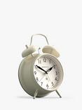 Newgate Clocks Covent Garden Twin Bell Silent Sweep Analogue Alarm Clock