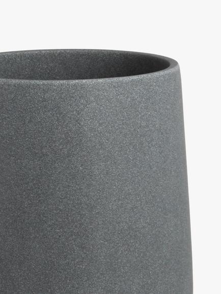 John Lewis Drift Bathroom Bin - view 2, Grey