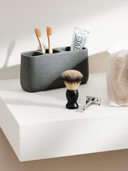 John Lewis Drift Toothbrush Holder - view 2, Grey