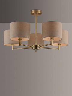 John Lewis Blakely Ceiling Light, Antique Brass