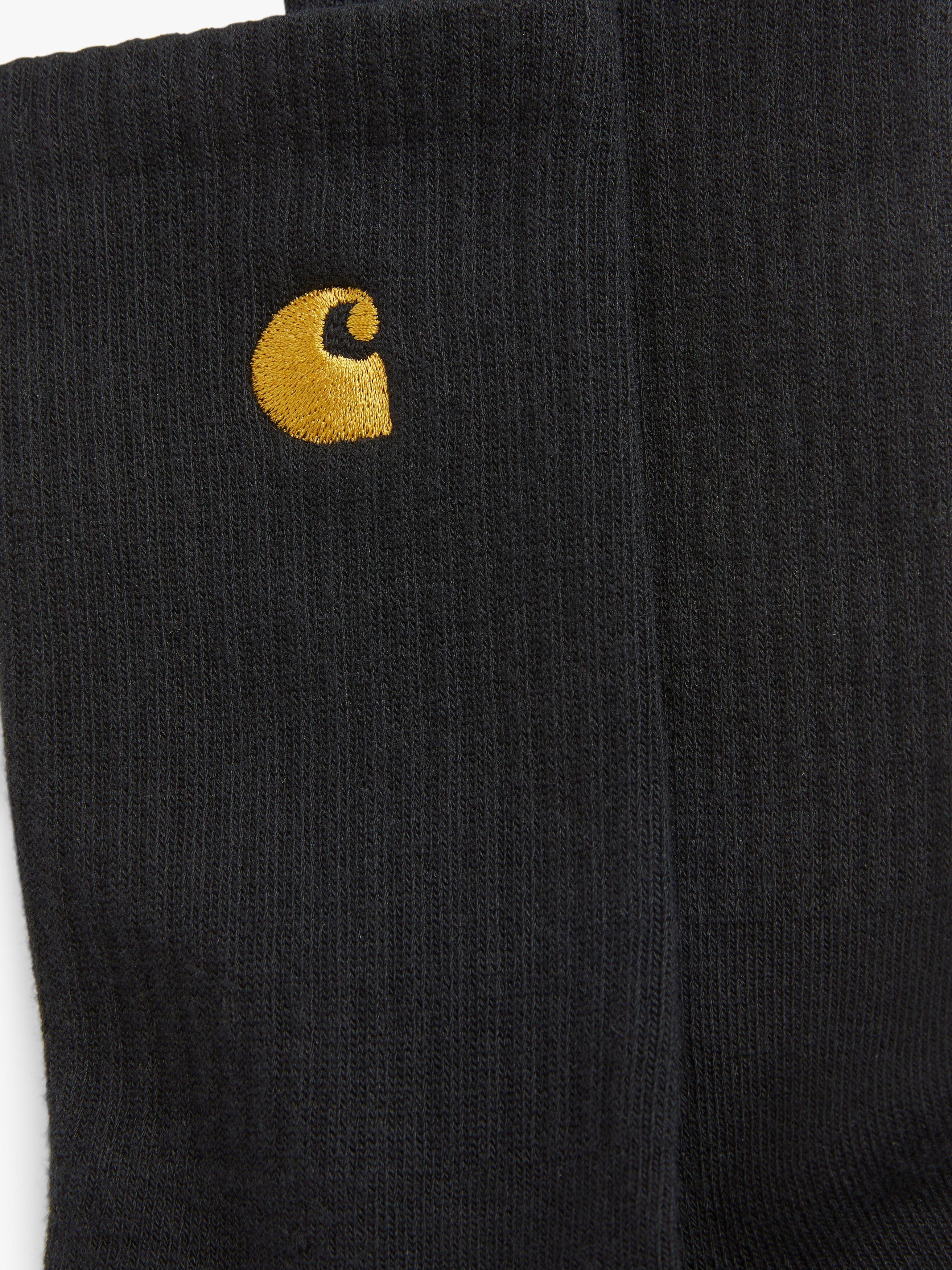 Product image 2 of 2, which shows Carhartt WIP Chase Socks, One Size, Black