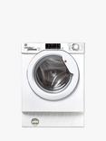 Hoover HBD 485D1E Integrated Washer Dryer, 8kg/5kg Load, 1400rpm Spin, White