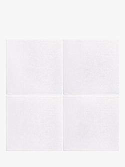 John Lewis Hidcote Floral Jacquard Cotton Napkins, Set of 4, White, White