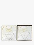 John Lewis Marble Save The Date Cards, Pack of 10