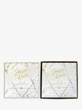 John Lewis Marble Save The Date Cards, Pack of 10