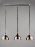 John Lewis Baldwin 3 Pendant Diner Ceiling Light