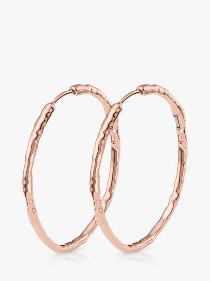 Monica Vinader MV Siren™ Muse Large Hoop Earrings, Gold