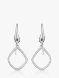 Monica Vinader Riva Kite Diamond Drop Earrings