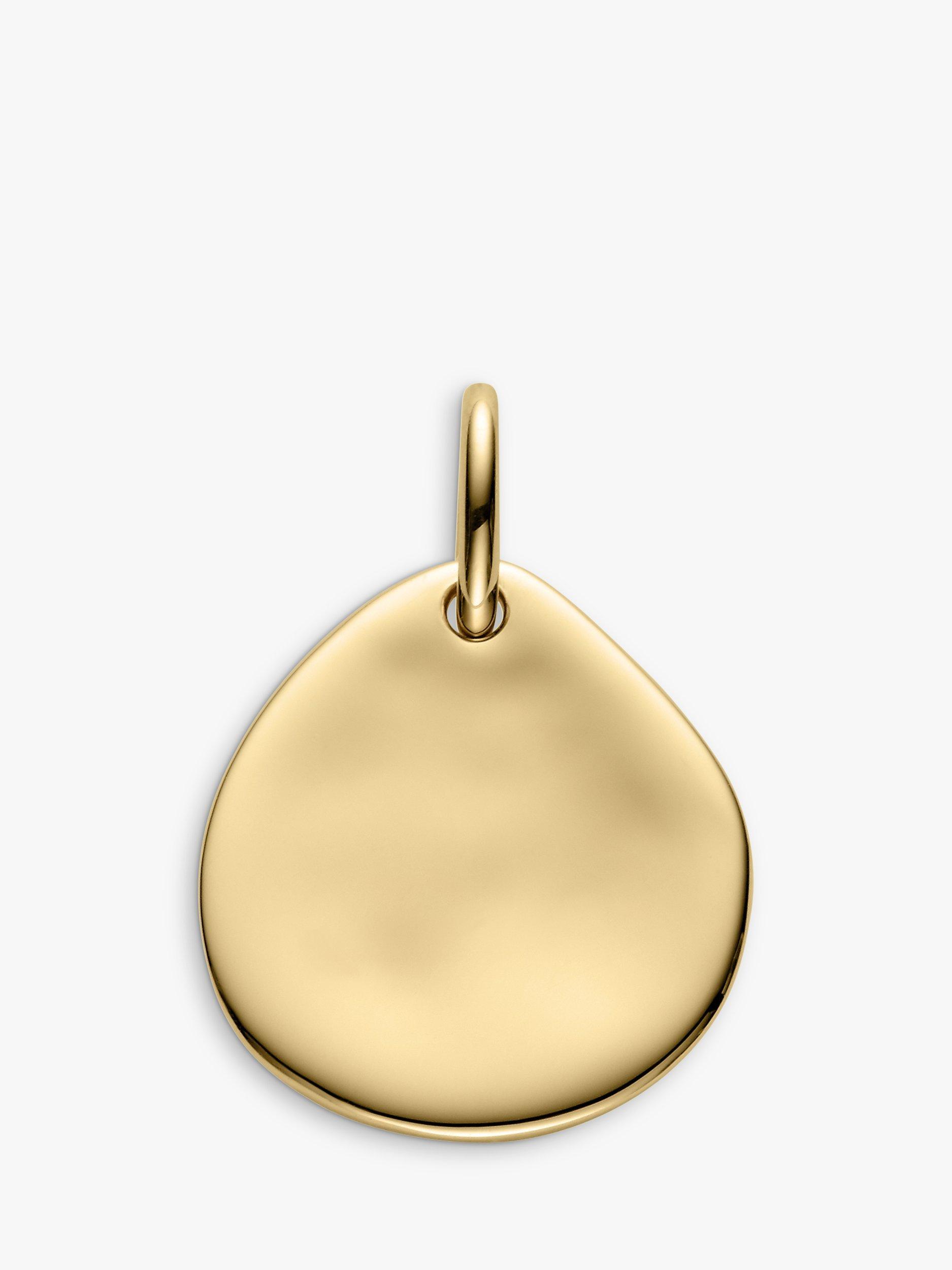 Product image 1 of 3, which shows Monica Vinader Siren Small Charm, Gold