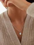 Monica Vinader Ziggy Petal Charm, Silver Silver