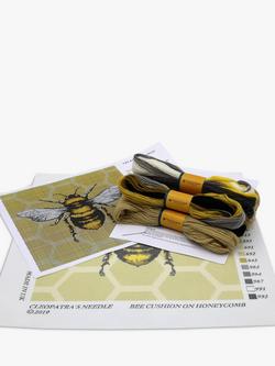 Cleopatra's Needle Bee Cushion Tapestry Kit - view 2, Multi