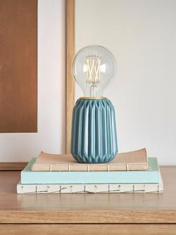 John Lewis Ceramic Bulbholder Table Lamp - view 2, Alpine