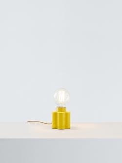 Orla Kiely Ceramic Bulbholder Table Lamp, Mustard