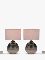 John Lewis Martha Ceramic Table Lamps, Set of 2